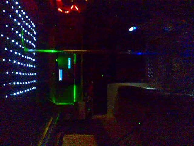 Branded promotional bus activation for a corporate client event